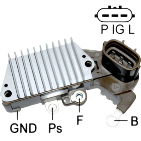 REGULADOR 12 V., DENSO, REGITAR VRH2005-59 - IN449