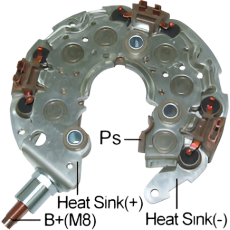 PLACA DE DIODOS, DENSO REGITAR - INR433